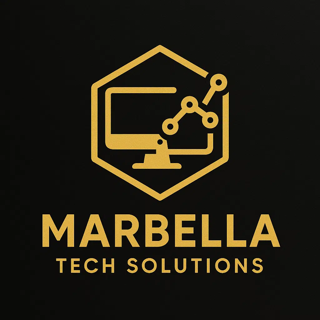 Official Marbella Tech Solutions logo representing digital technology and IT services on the Costa del Sol