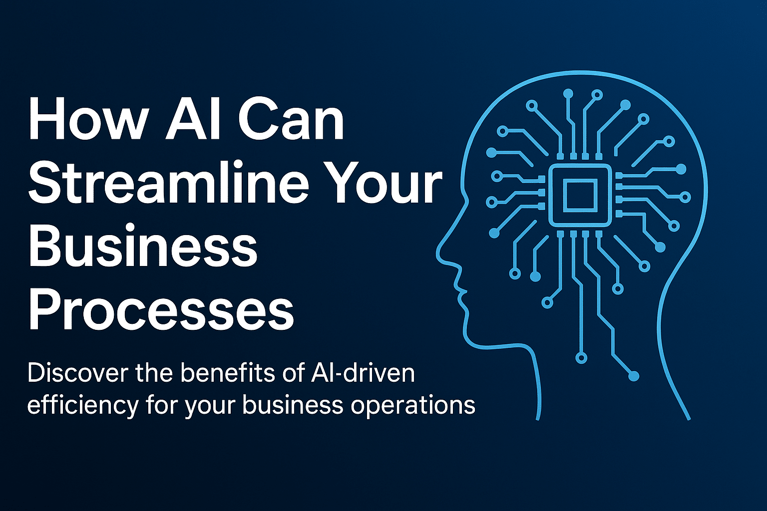 Modern Ai Automation Concept Showing How Businesses Boost Efficiency with Smart Tools